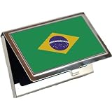 Brazil Flag Business Card Holder