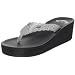 Roxy Women's Aztec Wedge Sandal,Silver,8 M US