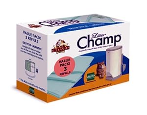 Litter Champ 3-Pack Refill, Green Litter Champ 3-Pack Refill, Green