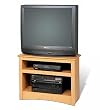 Sonoma TV Stand (Corner) in Maple Finish by Prepac Furniture