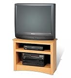 Sonoma TV Stand Corner in Maple Finish by Prepac Furniture