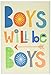 Stupell Home DÃ©cor Boys Will Be Boys Multi-Color with Arrow Wall Plaque Art, 10 x 0.5 x 15, Proudly Made in USA