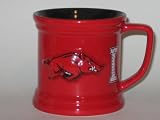 ARKANSAS RAZORBACKS 11 oz. Team Logo Sculpted COFFEE MUG
