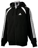 (アディダス)adidas CLS ベーシックジップフードスエット ブラック E93529