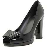 Stuart Weitzman Womens Bowright Peep-Toe Pump