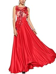 A-line Cocktail Sleeveless Satin/Silk Applique Sequined Homecoming Dress/Pageant Dress/Prom Dress/Party Dress/Wedding Dress 