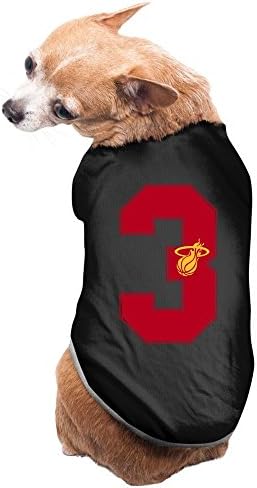 Jade Funny Dwyane Wade Basketball Player 3# Doggie T-shirt Black Size M