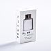 PowerGen Dual Port USB 2.1A 10W AC Travel Wall Charger - White
