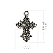 50Pcs Antique Brass Different Design Cross Charms For DIY Jewelry Making