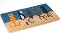 Homescapes Door Mat - Welcome Cats - 100% Natural Coir Mat - Suitable gift for Cat or Pet Lovers