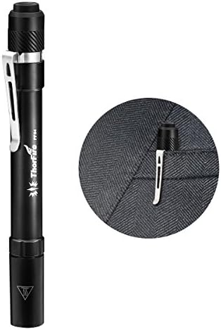 ThorFire PF04 LED Pen Flashlight Torch Light 210LM Use Two AAA Batteries Not Included For Christmas Gift