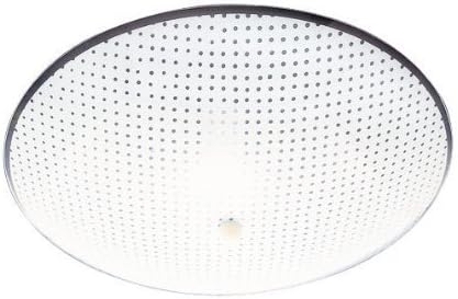 Livex Lighting 6096-03 White Flush Mount with Silk-Screen Shade by Commercial Lighting