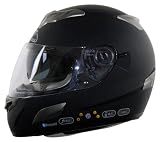 Vega V-Tune Flat Black X-Large Bluetooth Full Face Helmet