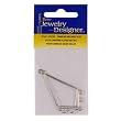 Chandelier Drop Earring Finding, Bright Silver, 2 Pc/Pkg
