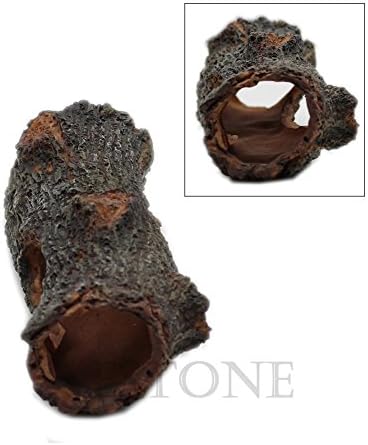 Hide Hollow Tree Log Fish Tank Aquarium Fountain Ornament Simulation Decoration
