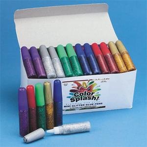 Childrens Toyshop  Toys : Color Splash !Mini Glitter Glue Pens (Pk/72)
