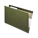 Pendaflex 4153-1/3 Reinforced Hanging File Folders, 1/3 Tab, Legal, Standard Green, 25/box