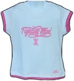 Girls Illinois Fighting Illini S/S White/Pink Layered Tshirt