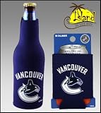 SET OF 2 VANCOUVER CANUCKS CAN & BOTTLE KOOZIE COOLER