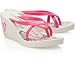 Juicy Couture Lauren Wedge Flip Flops, Pink