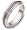 5.5mm Stylish Titanium & 14 Karat White Gold Wedding Band Ring - 4