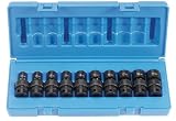 Grey Pneumatic Corp 1210UM 3/8'' Drive Standard Length Metric Universal Set - 10 Piece