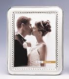 8 X 10 SILVER WOOD FRAME - 8 X 10 SILVER PLATE ON WOOD FRAME