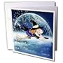 Milas Art Halloween - Halloween Witch - Greeting Cards-6 Greeting Cards with envelopes
