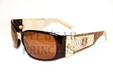 CHRISTIAN AUDIGIER CAS 408 LA CHAIN SUNGLASS SUNGLASSES TORTOISE by 