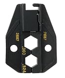 Cable Insertion & Extraction Tools: Paladin 2687 1300/8000 Series Combo Die for RJ45 WE/SS Modular Plugs and Cable TV "F" RG6/RG6-Quad Coax