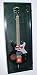 Autographed Guitar Wood Display Case - Mirrored Backing
