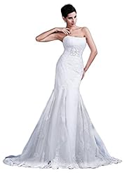 Organza Mermaid Bandage Dress/Wedding Dress  with a Court Train 