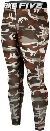 New 120 Skin Tights Compression Leggings Base Layer Camo Running Pants Mens