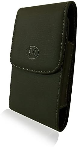 Vertical Leather Belt Clip Case Cover Pouch Holster for Samsung Galaxy Note 3 Note III Note3 * Fits with Mophie Juice Pack