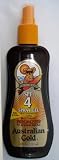 Australian Gold Gel with Bronzer SPF#4 8 oz. Spray