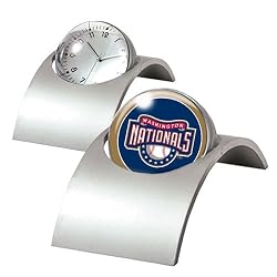 Washington Nationals MLB Spinning Desk Clock by Great American Products