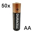 50x DURACELL OEA Alkaline Batterie MN1500 AA