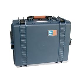 Portabrace PB-2650F Wheeled Superlite Vault Hard Case with Foam (Blue)