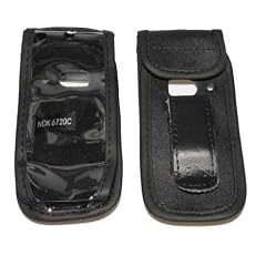Handytasche Ledertasche Tasche mit G�rtelclip f�r Nokia 6720 Classic - Farbe: schwarz