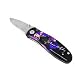 Couteau "Johnny Hallyday" violet