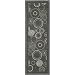 Safavieh CY1906-3908 Courtyard Collection Black and Sand Indoor/Outdoor Area Runner, 2-Feet 4-Inch by 6-Feet 7-Inch