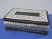PIERCED STAR JEWELRY BOX - SILVER PIERCED STAR DESIGN WOODEN JEWELRY BOX