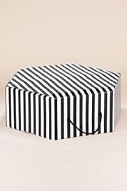 Pure Cotton Striped Hat Box