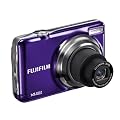 Fujifilm FinePix JV300 - C�mara compacta de 14 Mp (pantalla de 2.7", zoom �ptico 3x, estabilizador de imagen), color violeta
