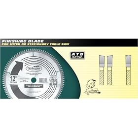 TimberLine 300-400 Finishing Blades For Miter or Stationary Table Saw - 12 Diameter; 40... by TimberLine