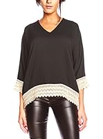 SAINT GERMAIN PARIS Blusa Barbara (Negro)