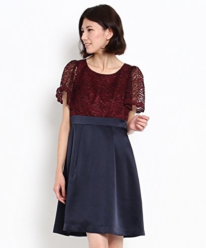 Rubyrivet(ルビーリベット)フレアレース袖ワンピースドレス