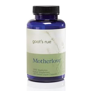 Motherlove Goat's Rue Vegetarian Capsules, 120 Caps