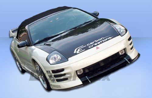 2003-2005 Mitsubishi Eclipse Shine Flared 8 Piece Complete Kit: This Complete Kit Includes Shine Flared Front Lip (100482), Shine Flared Rear Lip (100125), Shine Flared Side Skirts (100126), and Shine Flared Fender Flares - 4 Piece (100123).