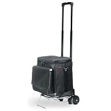 Picnic Time 660-85-179 Black Cellar Picnic Tote on Wheels 6-bottle